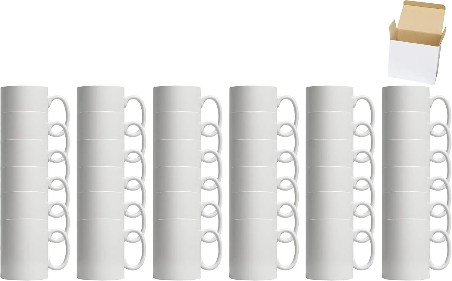 Sublimation Mug White - 11oz White Ceramic Sublimation Coffee Mug