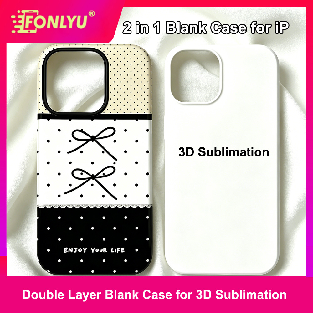 FONLYU 2 in 1 3D Sublimation B - Phone Case Blank Print 评论和价格