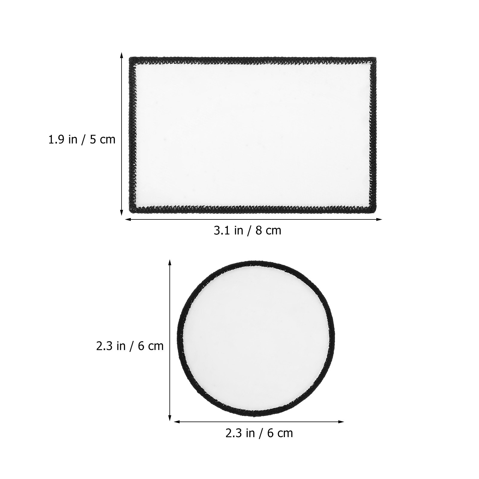 30Pcs Blank Patches for Hats C - Hat Sublimation Blank 评论和价格