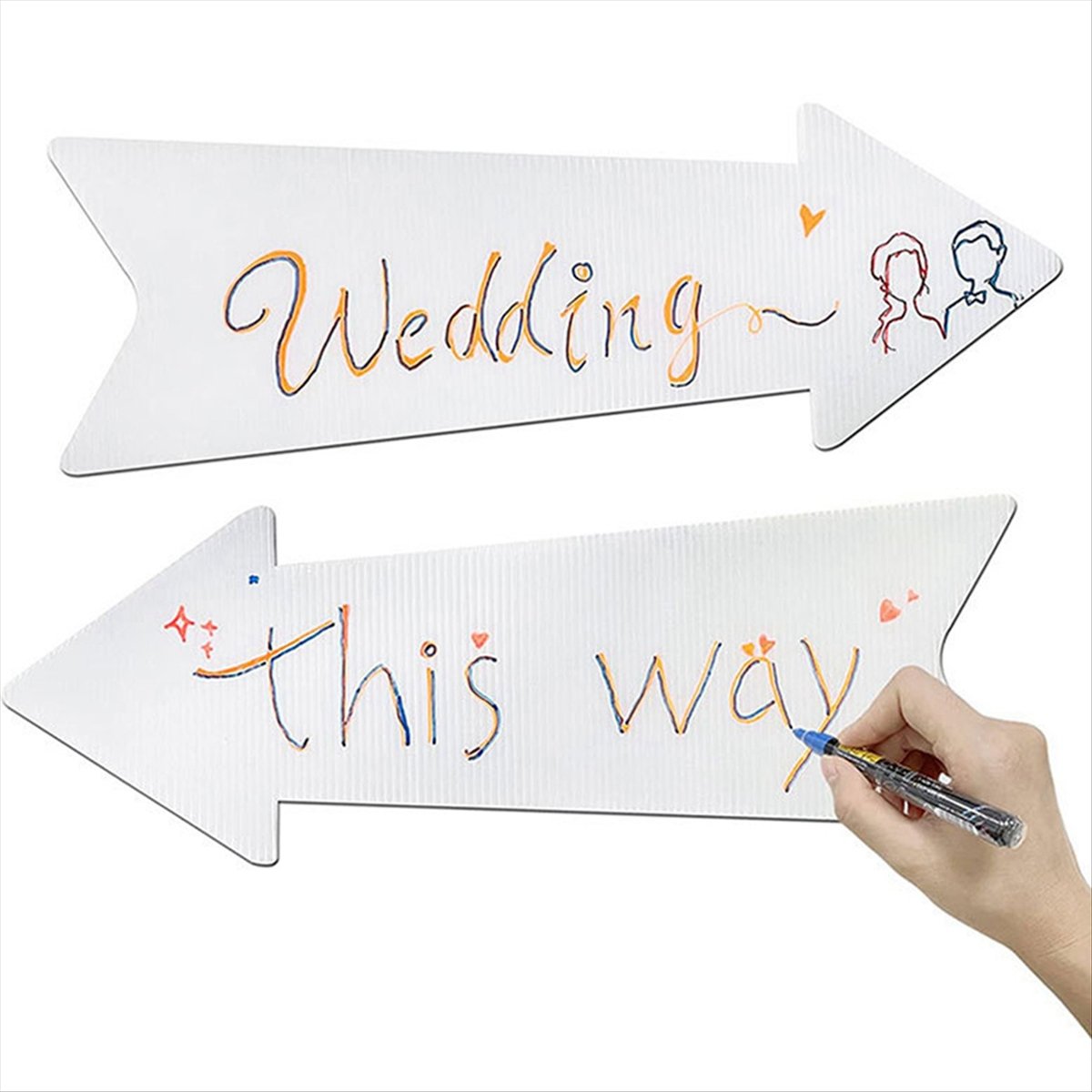 (AIMA) Directional Arrows Sign - Yard Sign Blank 评论和价格