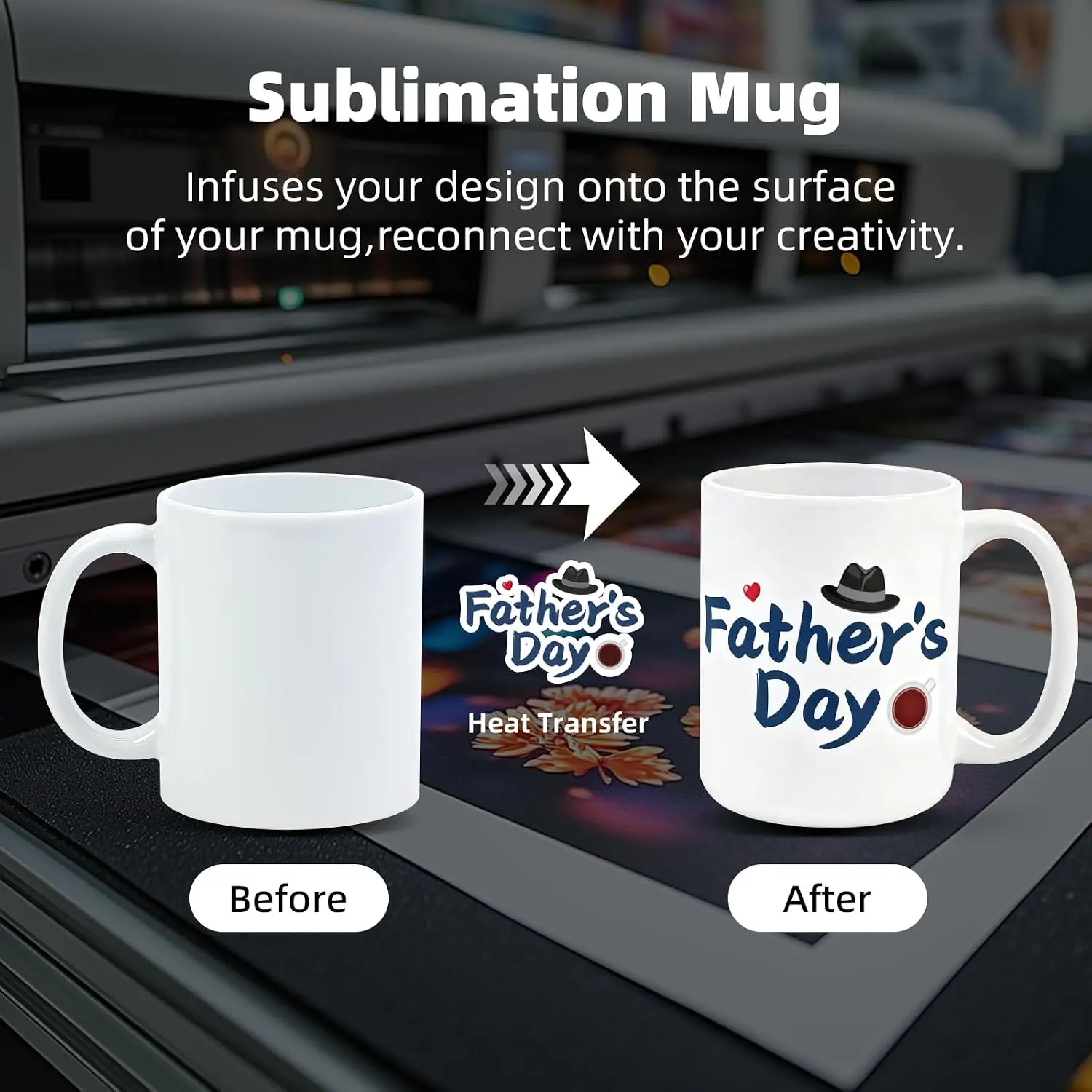 Sublimation Mugs 11 oz, Sublim - Sublimation Mug White 评论和价格