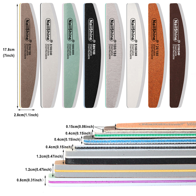 8Pcs/Box Nail File Buffer Kit  - Photo Acrylic Block 评论和价格