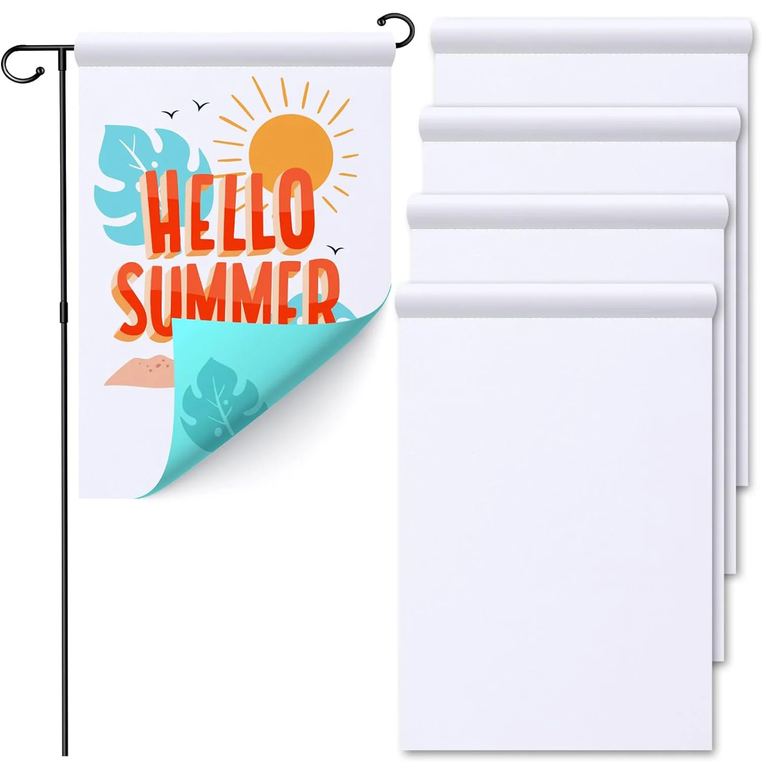 5pcs Double-Sided Blank Garden - Yard Sign Blank 评论和价格