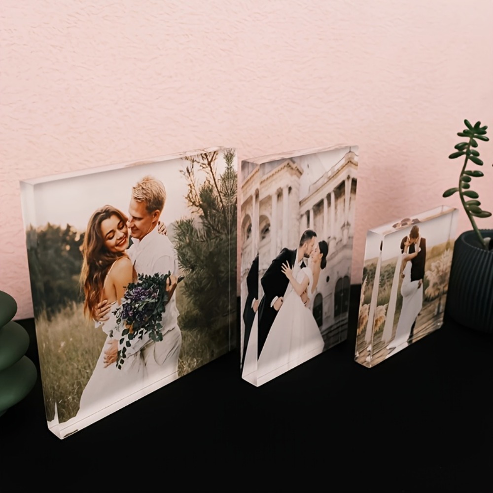 Custom Acrylic Anniversary Pho - Photo Acrylic Block 评论和价格