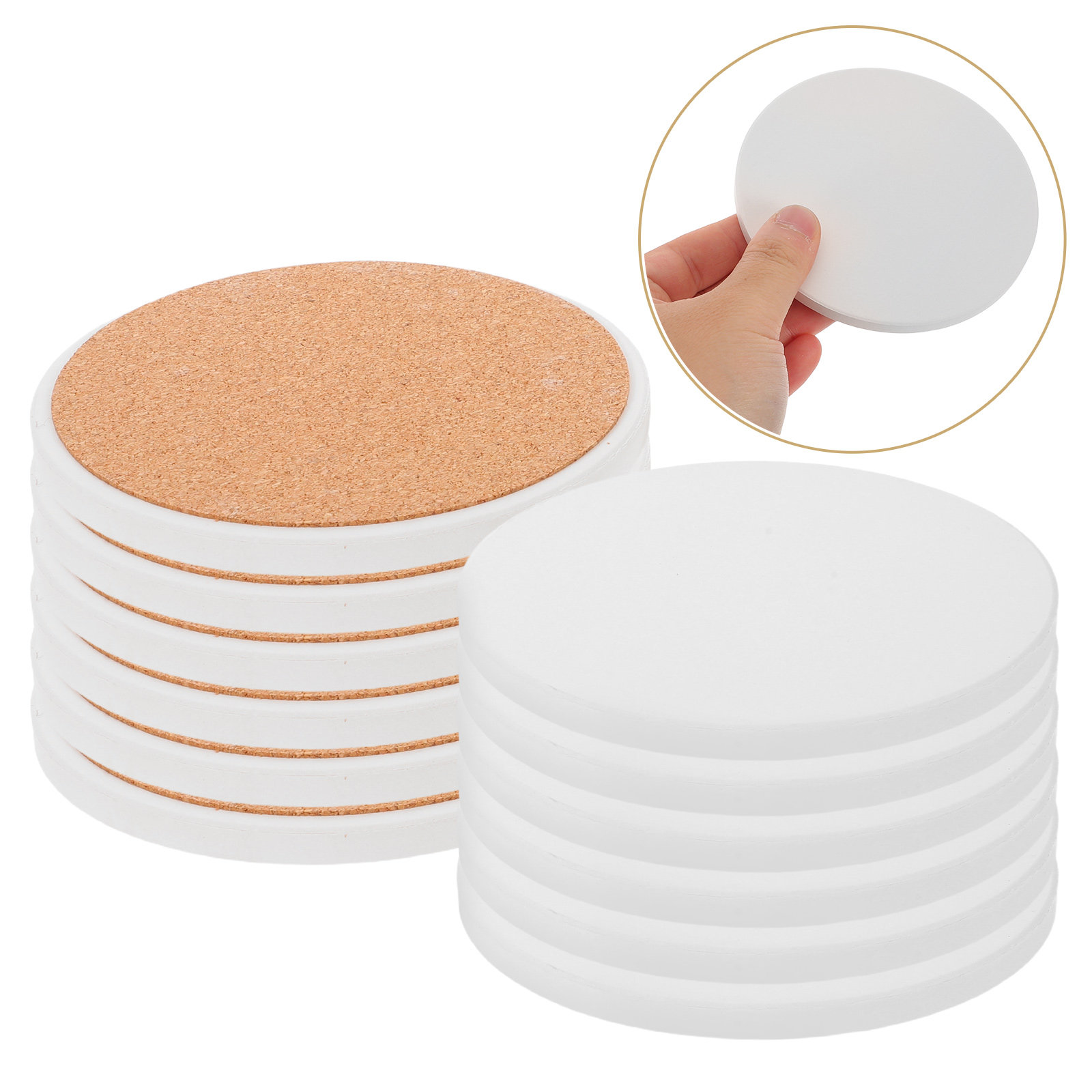 12Pcs Creative Drink Coasters  - Coaster Sublimation Blank 评论和价格