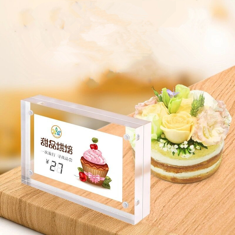 5 PCS 90x55mm Magnetic Acrylic - Photo Acrylic Block 评论和价格