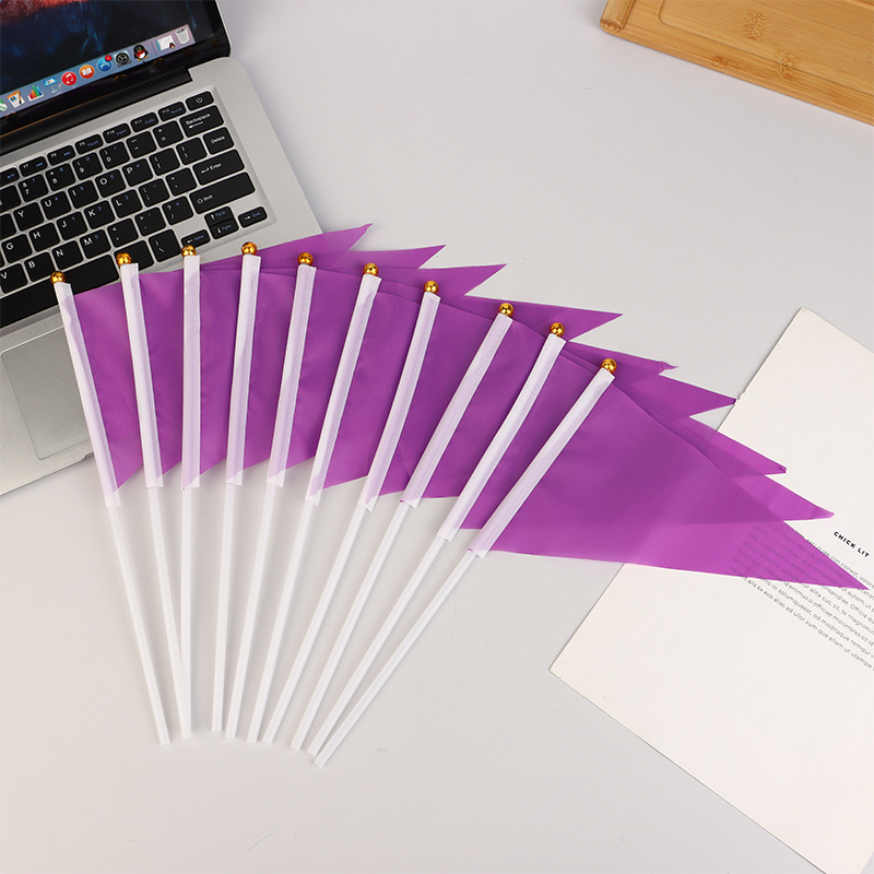 10Pcs Colorful Triangular Flag - Yard Sign Blank 评论和价格