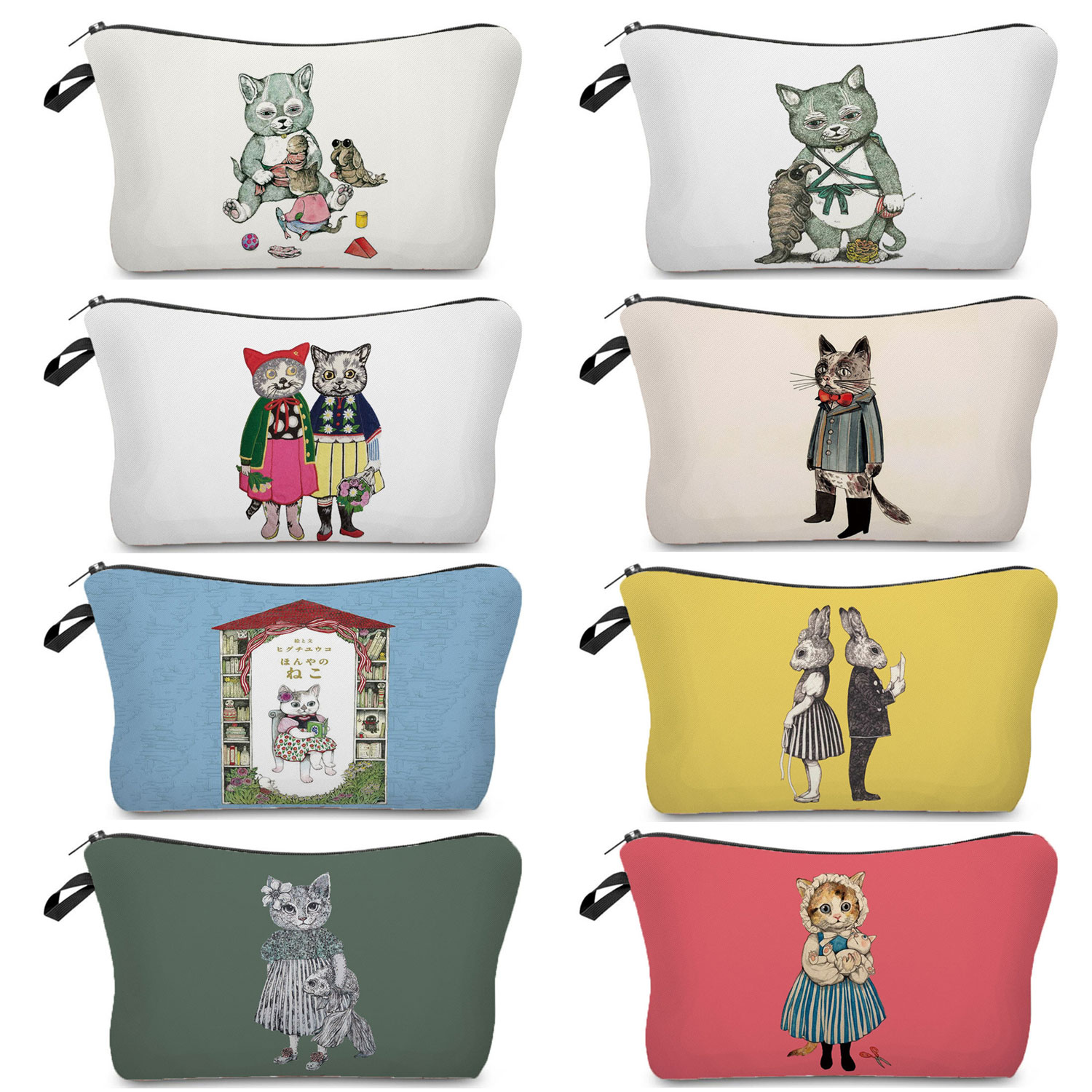 Women Makeup Bag Fashion Illus - Pillow Cover Sublimation 评论和价格