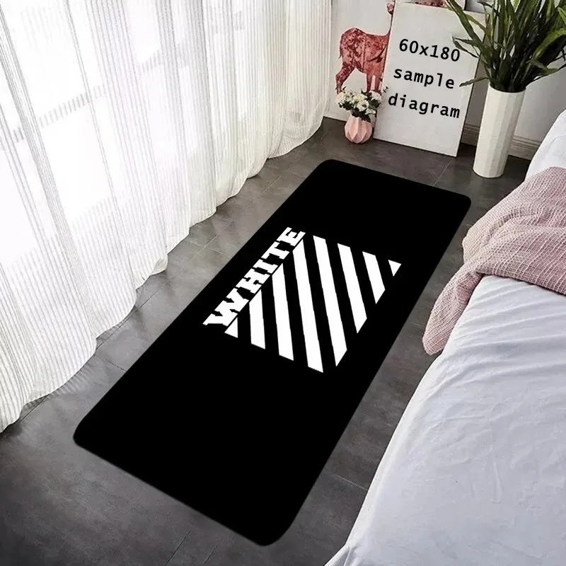 Door Mat Interior Bedside Foot - Puzzle Blank White 评论和价格