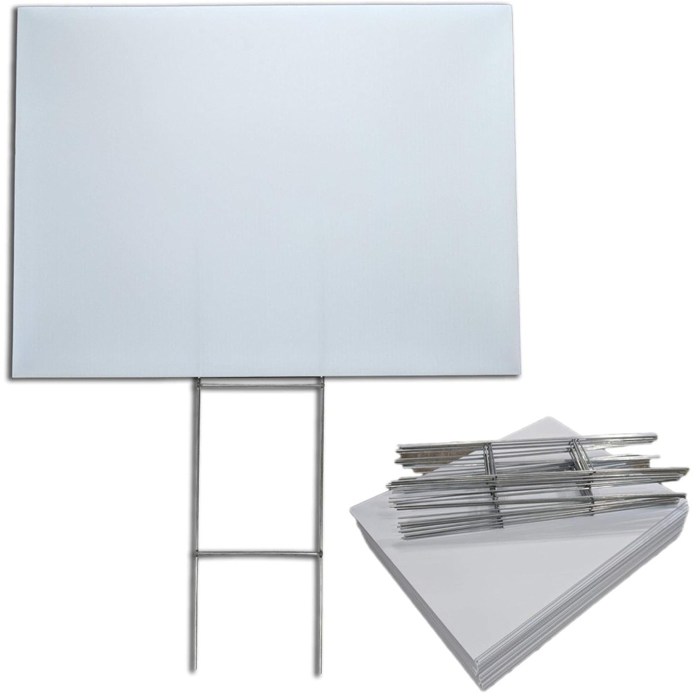 US Shipped  50 Pack 18x24 Blan - Yard Sign Blank 评论和价格