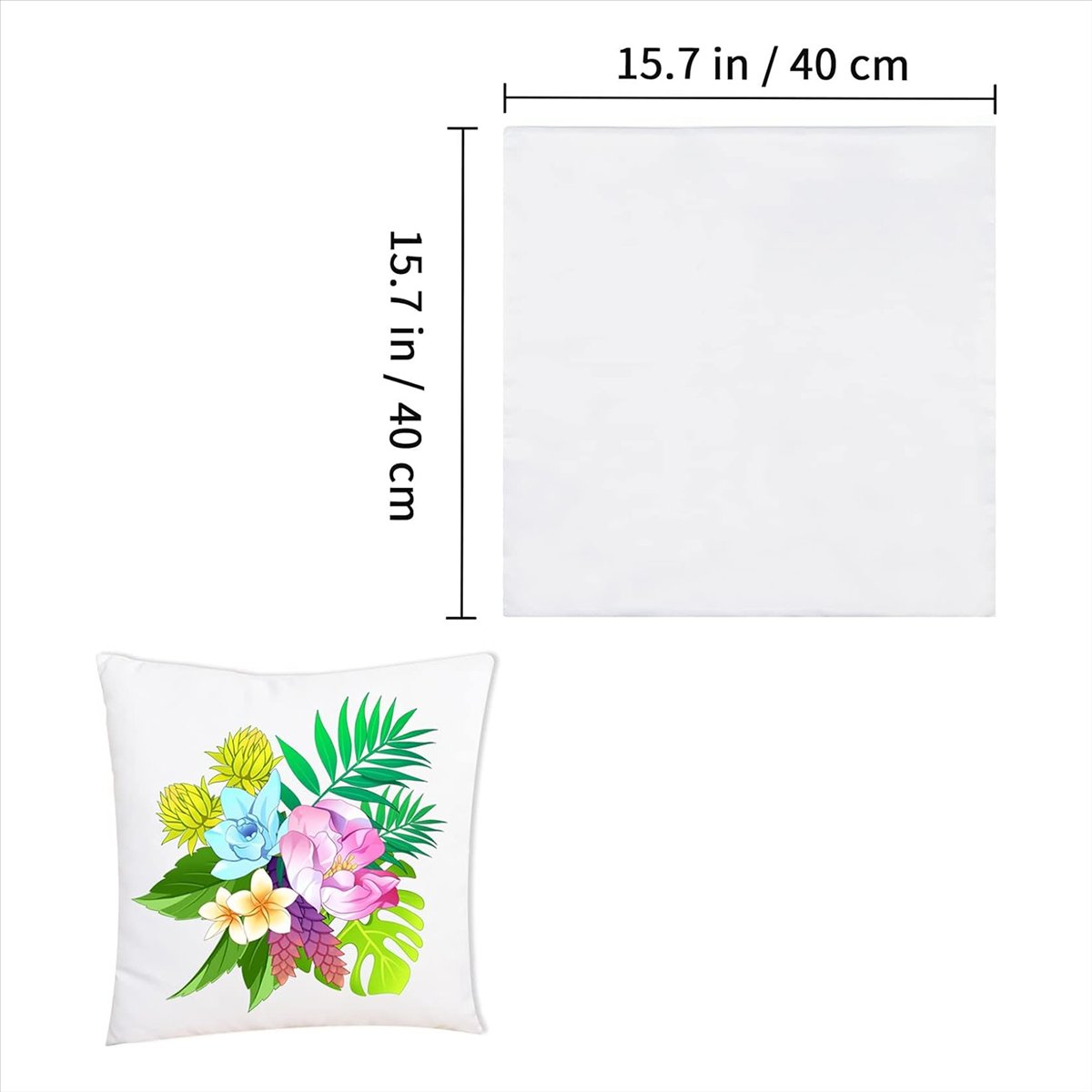 ABZT 15 Pcs Sublimation Blanks - Pillow Cover Sublimation 评论和价格