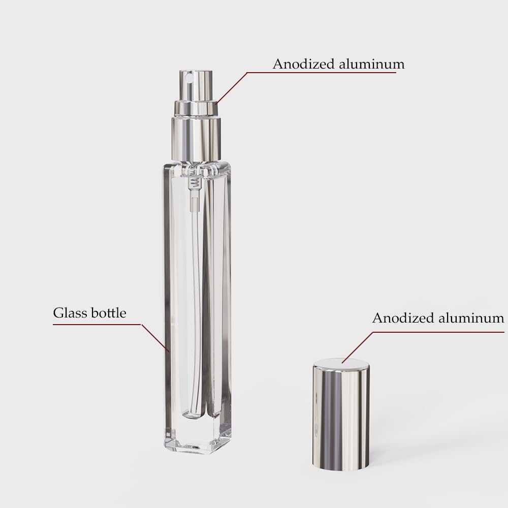 5-Piece Cologne Atomizer Empty - Water Bottle Blank 评论和价格