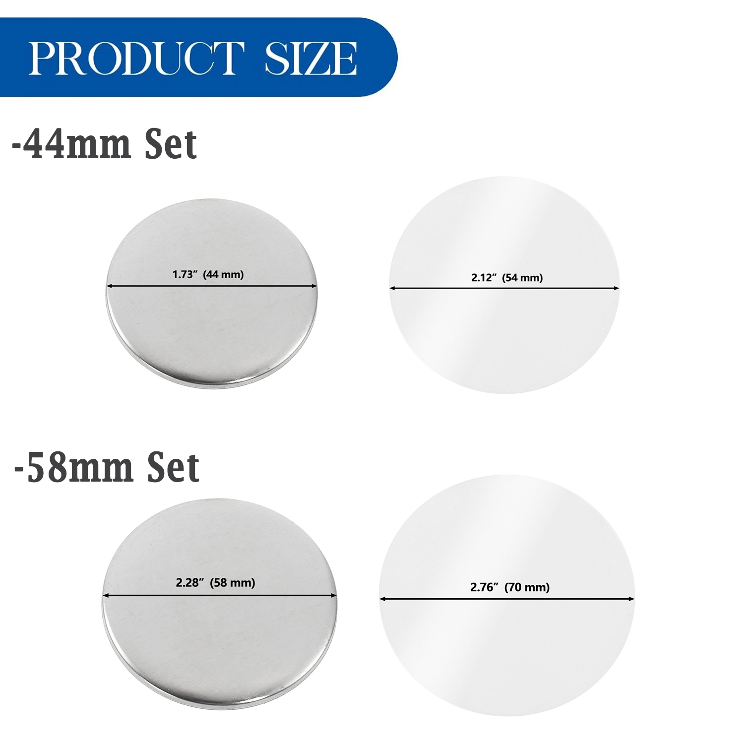 100pcs Badge Materials Bottle  - Button Badge Blank 评论和价格