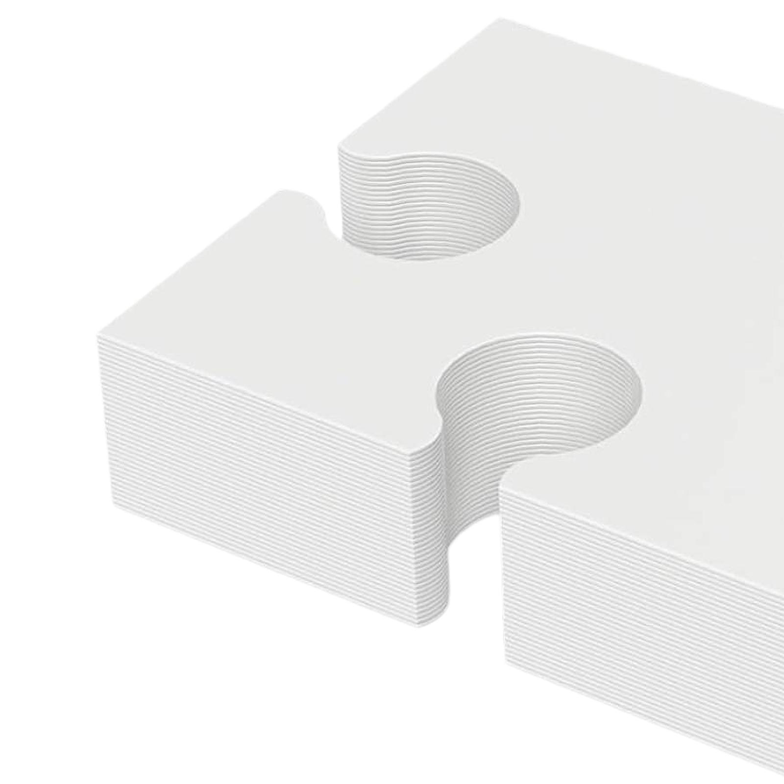 White Cardboard Puzzle Set Bla - Puzzle Blank White 评论和价格
