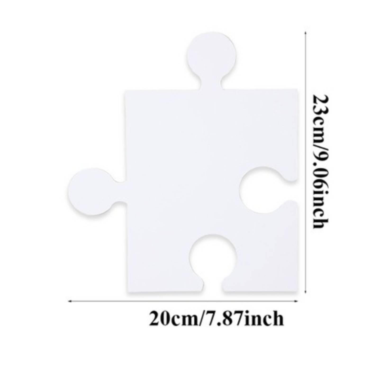 White Cardboard Puzzle Set Bla - Puzzle Blank White 评论和价格