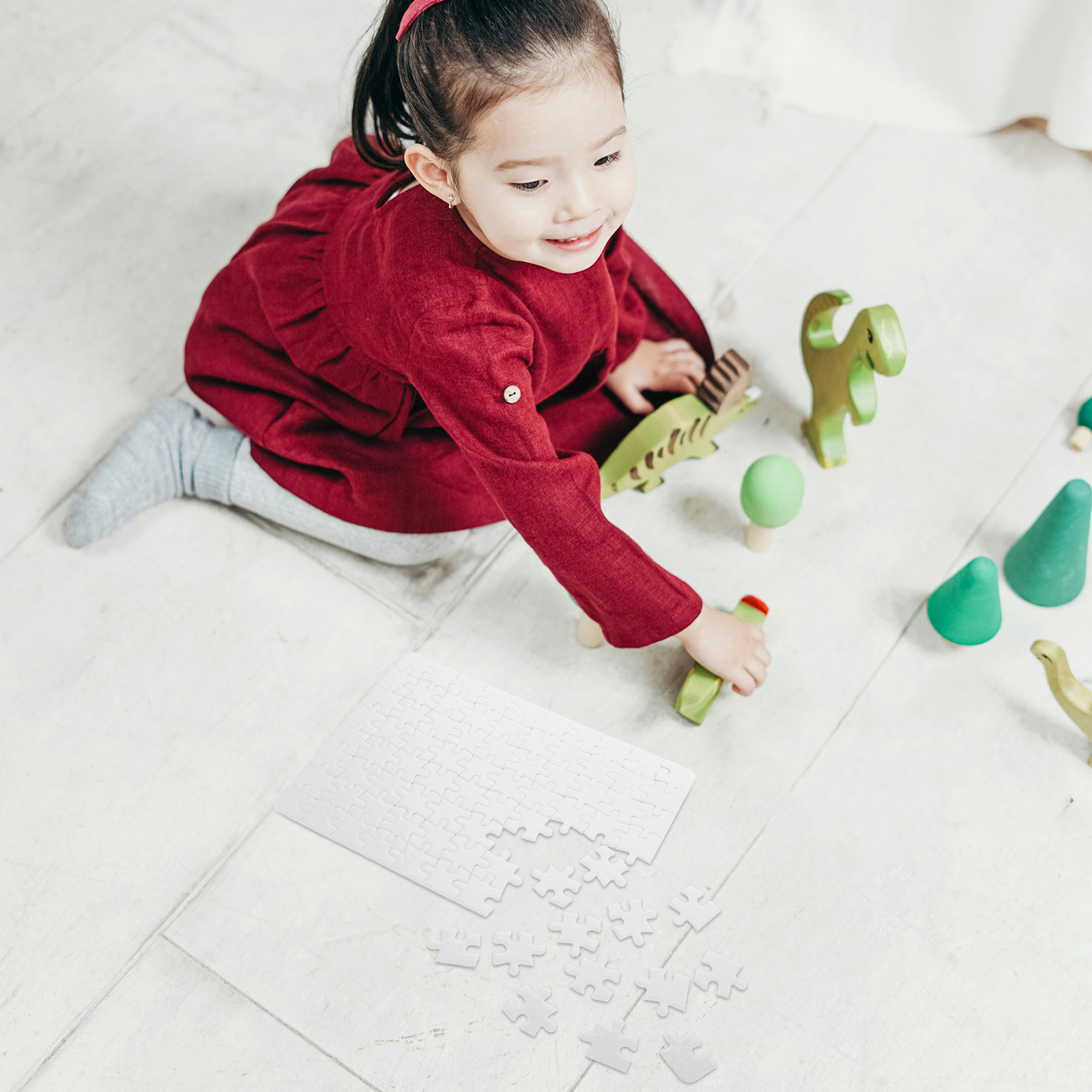 4Sheets Blank Puzzle Pieces Cr - Puzzle Blank White 评论和价格