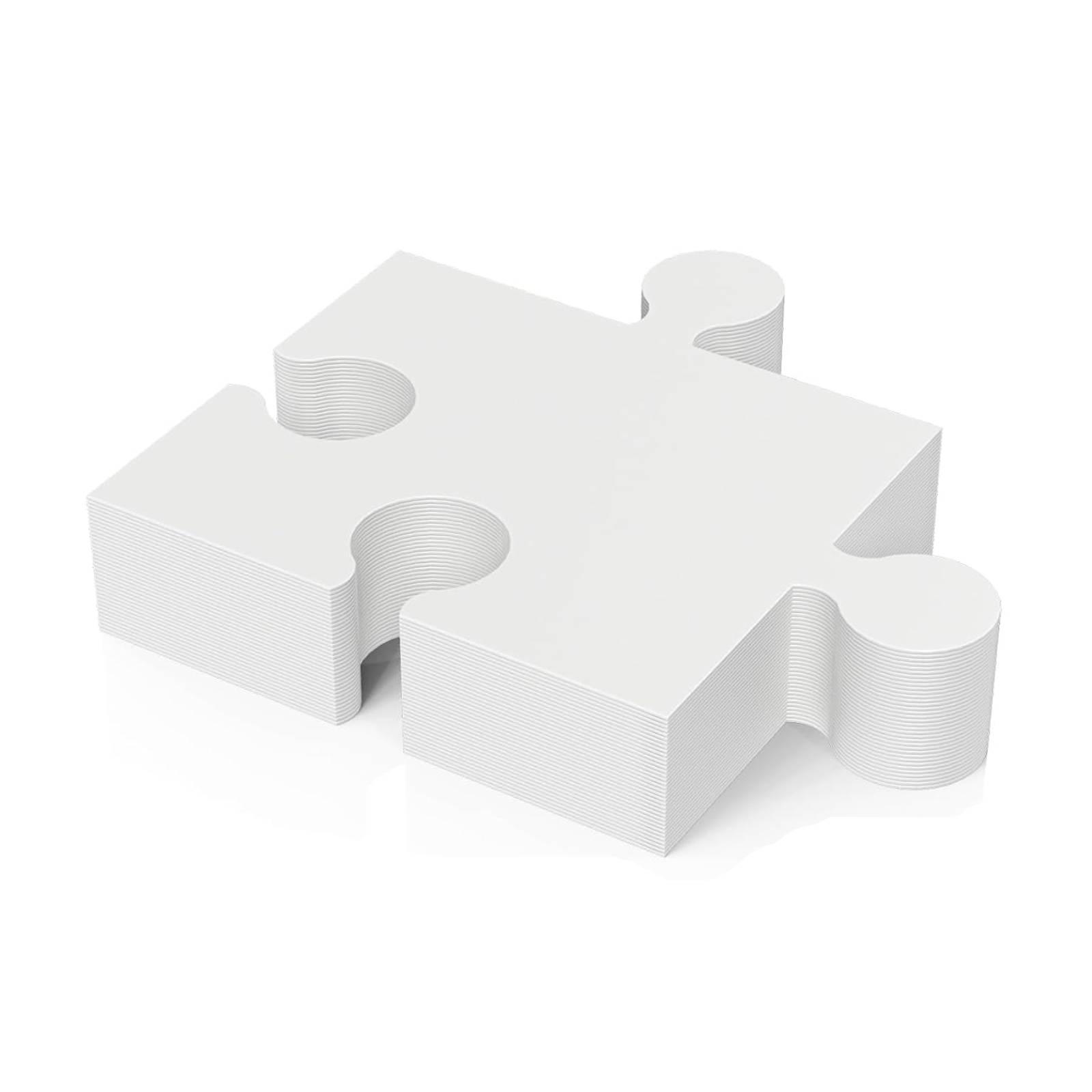 30 Pieces Blank Puzzle Pieces  - Puzzle Blank White 评论和价格